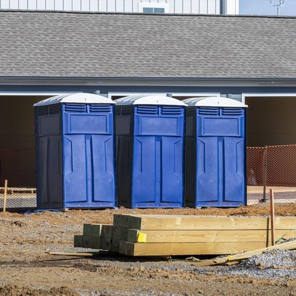 Heavy-duty construction site porta potty in South Burlington, Vermont